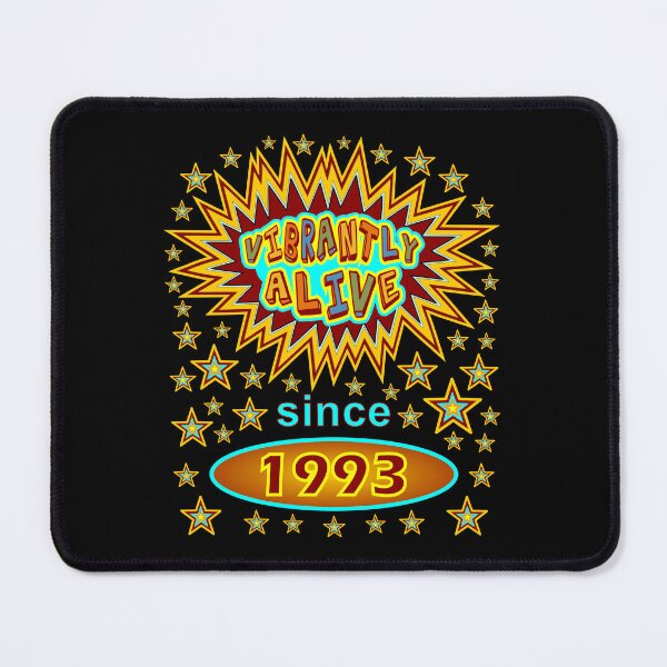 Item preview, Birthday 1993 Vibrantly Alive Since 1993 Birthday Stars Birth Year designed and sold by artfulnotebook.