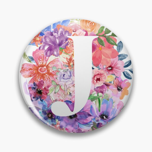 Item preview, Floral J designed and sold by Elle  Hazlett.