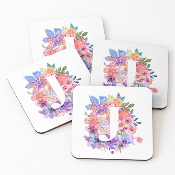 Item preview, Floral J designed and sold by Elle  Hazlett.