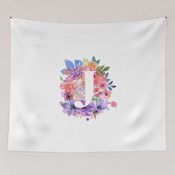 Item preview, Floral J designed and sold by Elle  Hazlett.