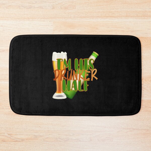 Item preview, I’m HIS Drunker Half! (On Black) designed and sold by PawsitiveMum.