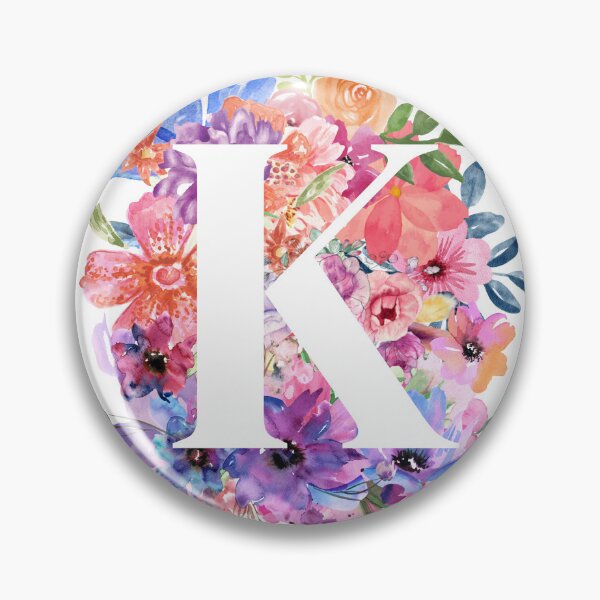 Item preview, Floral K designed and sold by Elle  Hazlett.