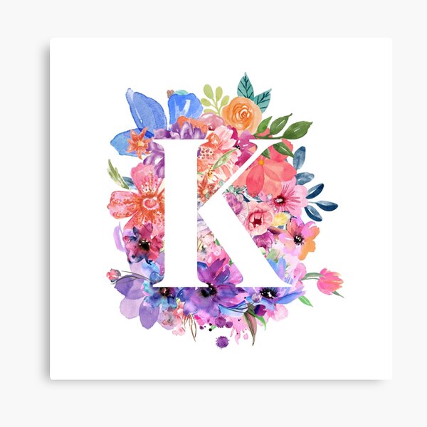 Item preview, Floral K designed and sold by Elle  Hazlett.