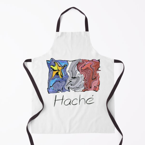 Item preview, Acadian Flag pastel liquid mosaic Haché - Drapeau acadien mosaïque liquide pastel vitrail Haché designed and sold by ColoursOfFrance.