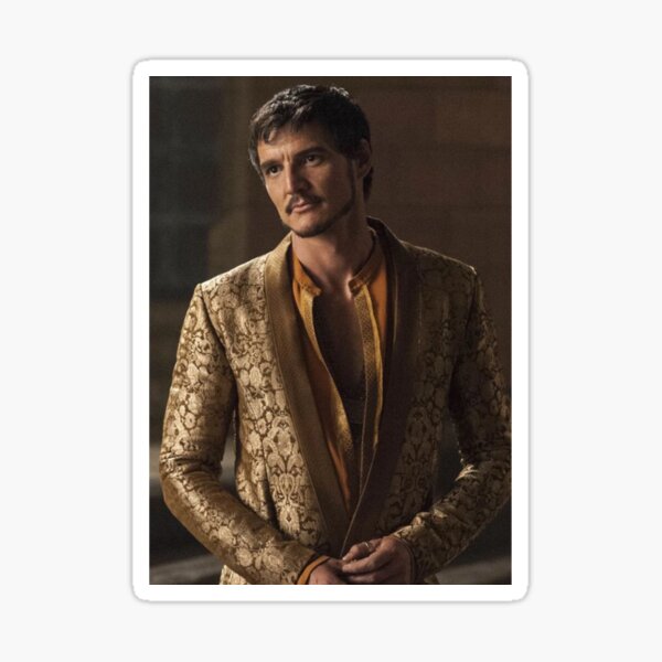 Vista previa del artículo con la obra «Pedro Pascal Oberyn», diseñado y vendido por CabezaDePescao.