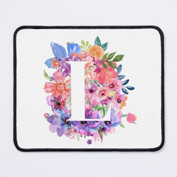 Item preview, Floral L designed and sold by Elle  Hazlett.