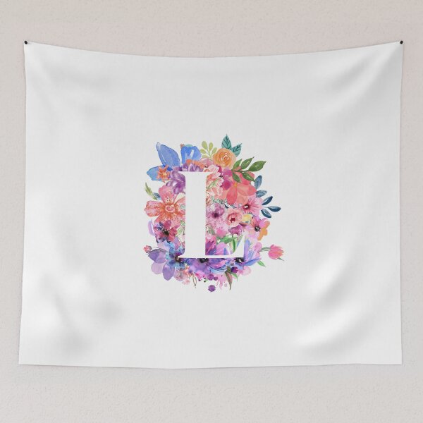 Item preview, Floral L designed and sold by Elle  Hazlett.