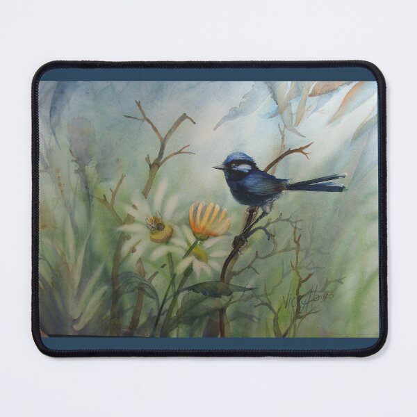 Item preview, Splendid Blue Fairywren designed and sold by Vickyh.