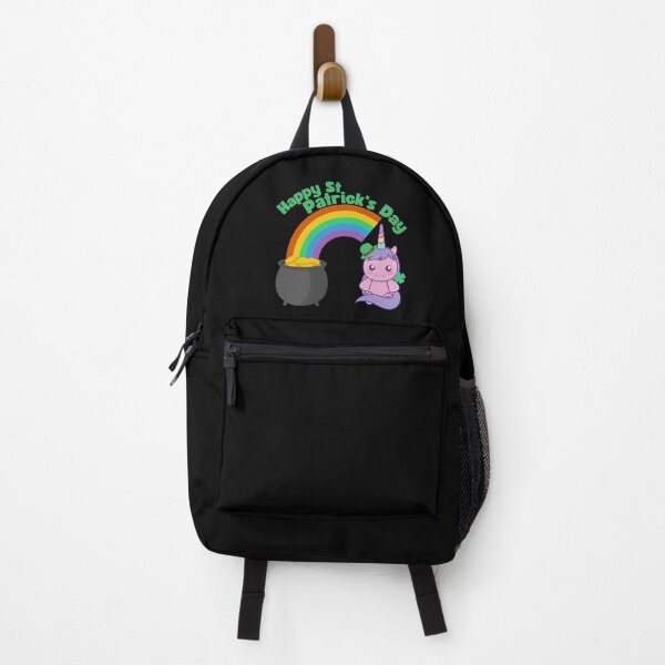 Item preview, St. Patrick's Day Unicorn with Rainbow and Pot of Gold designed and sold by MacAndMoose.