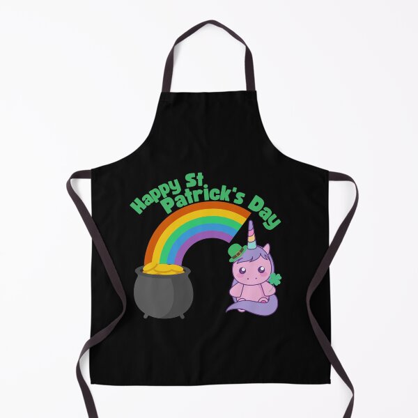 Item preview, St. Patrick's Day Unicorn with Rainbow and Pot of Gold designed and sold by MacAndMoose.