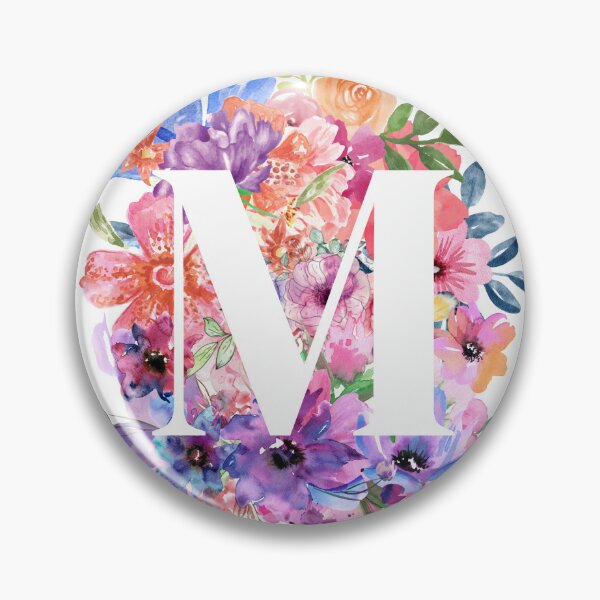 Item preview, Floral M designed and sold by Elle  Hazlett.