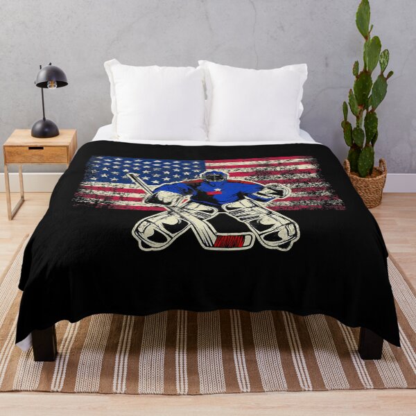Item preview, Ice Hockey Goalie USA Flag designed and sold by Rebecca-Cruz.