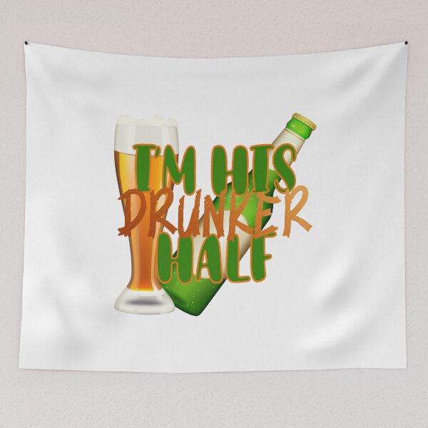 Item preview, I’m HIS Drunker Half! designed and sold by PawsitiveMum.
