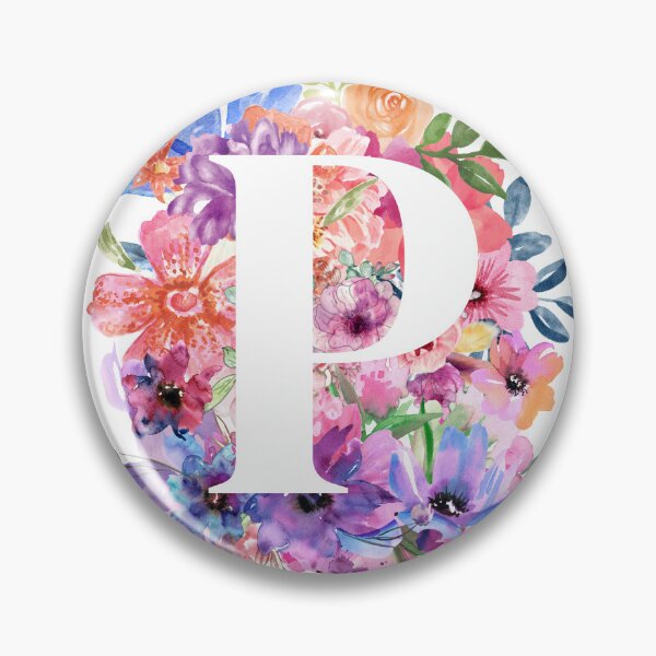 Item preview, Floral P designed and sold by Elle  Hazlett.