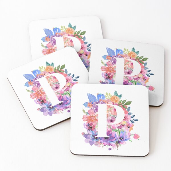 Item preview, Floral P designed and sold by Elle  Hazlett.