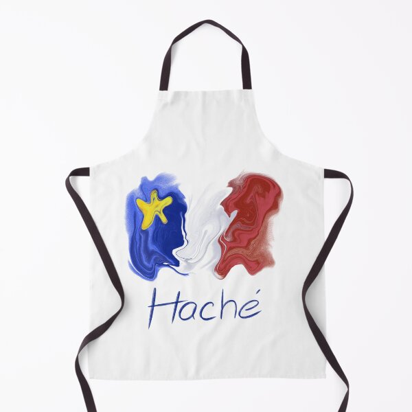 Item preview, Acadian Flag pastel liquid Haché  - Drapeau acadien liquide pastel Haché designed and sold by ColoursOfFrance.