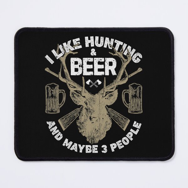 Item preview, I Like Hunting Beer And Maybe 3 People designed and sold by RachaelEliezer.