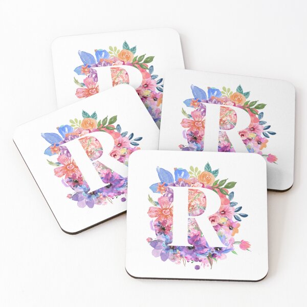 Item preview, Floral R designed and sold by Elle  Hazlett.