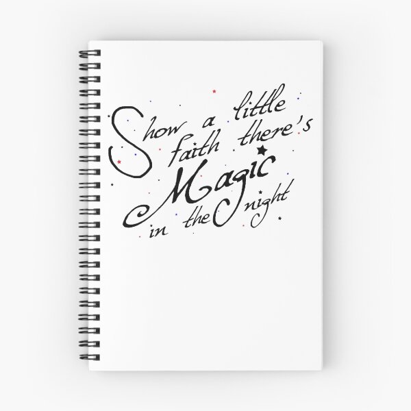 Item preview, Magic in the night - black text designed and sold by nightjoy.