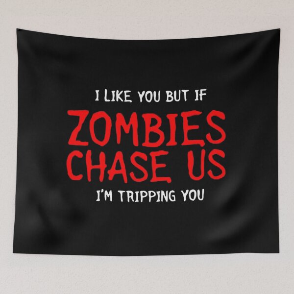 Item preview, I Like You Zombie Chase designed and sold by saidcraziness.