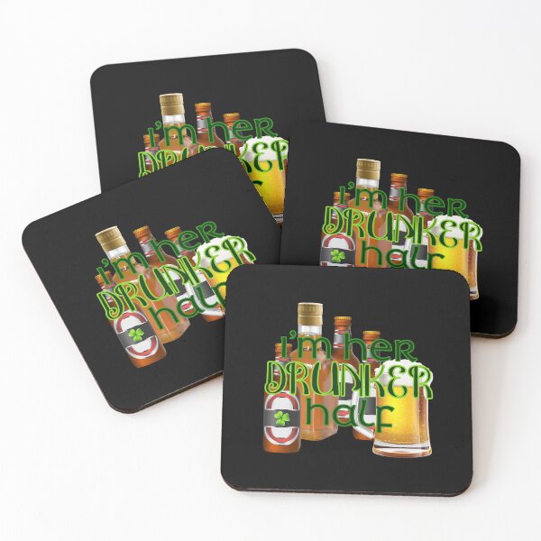 Item preview, I’m Her Drunker Half! St. Paddy’s! (on Black) designed and sold by PawsitiveMum.