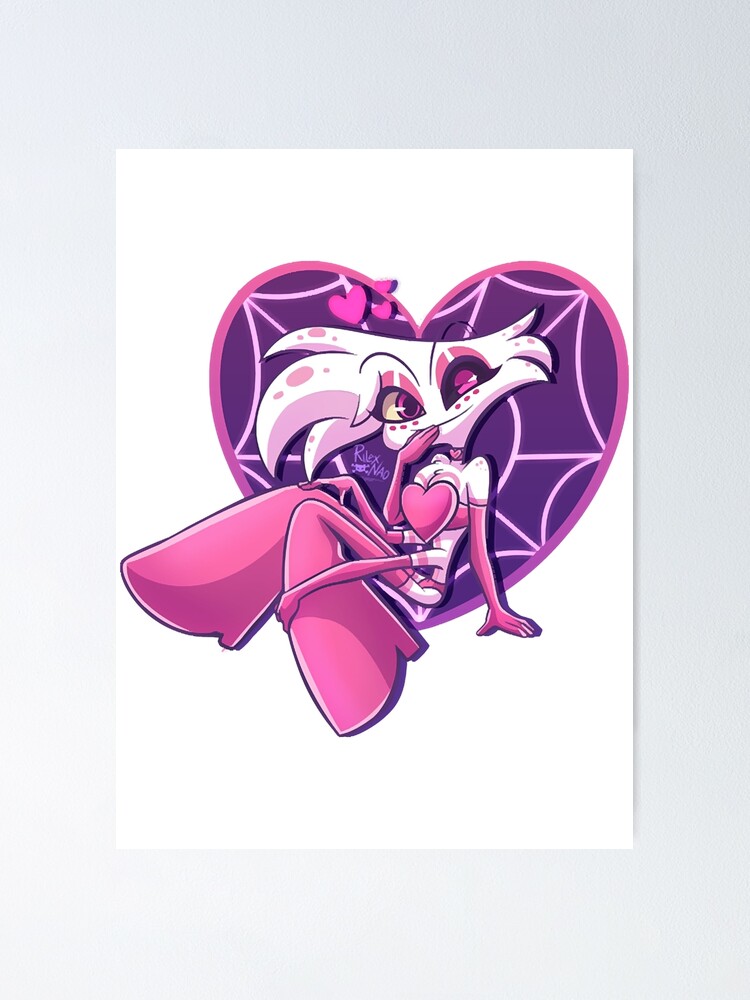 Angel Dust Heart Poster For Sale By Iskevinn2 Redbubble