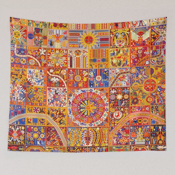 Item preview, HUICHOL TILES designed and sold by edleon.