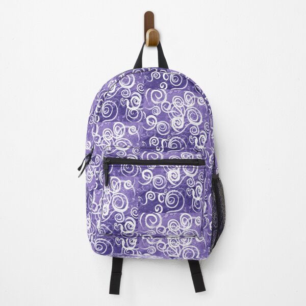 Item preview, Purple Peri Whimsical Organic Lines Curves Watercolor Pattern I designed and sold by Irina Sztukowski.