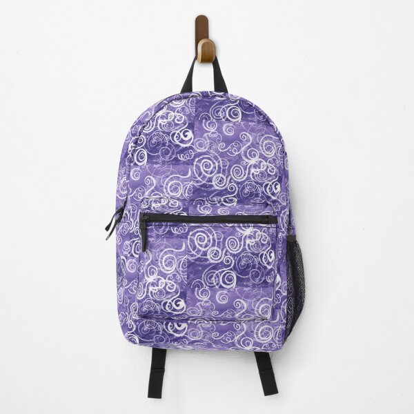 Item preview, Purple Peri Whimsical Organic Lines Curves Watercolor Pattern II designed and sold by Irina Sztukowski.