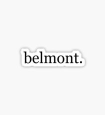 belmont Sticker