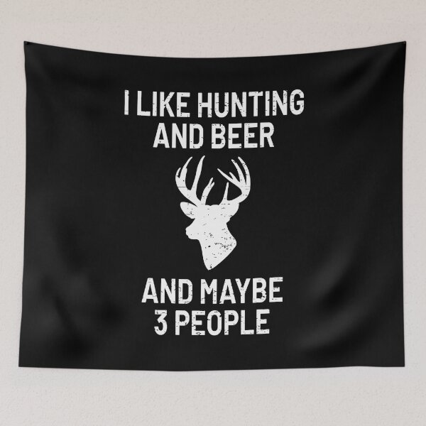 Item preview, I Like Hunting And Beer And Maybe 3 People designed and sold by RachaelEliezer.