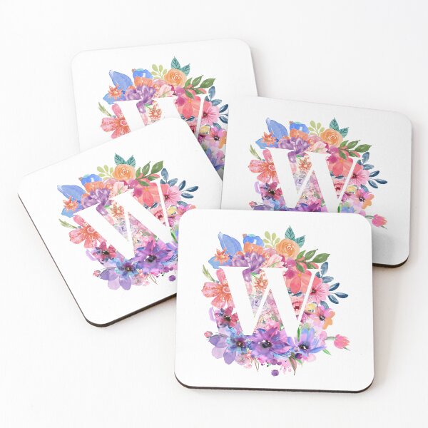 Item preview, Floral W designed and sold by Elle  Hazlett.
