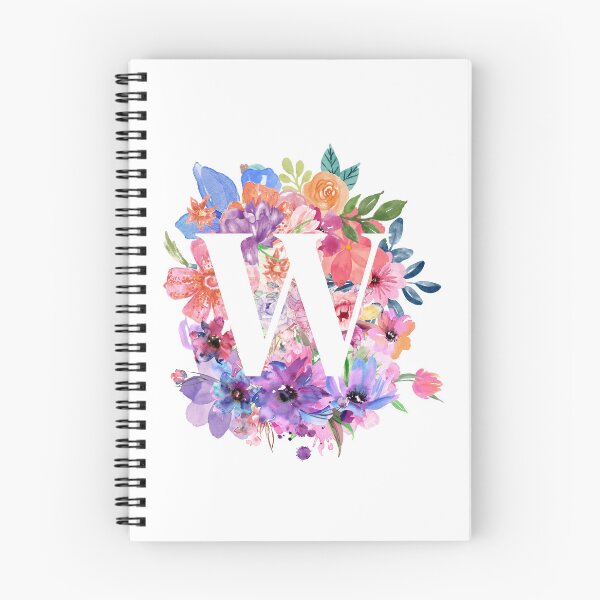 Item preview, Floral W designed and sold by Elle  Hazlett.
