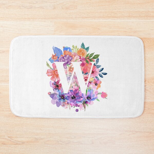 Item preview, Floral W designed and sold by Elle  Hazlett.