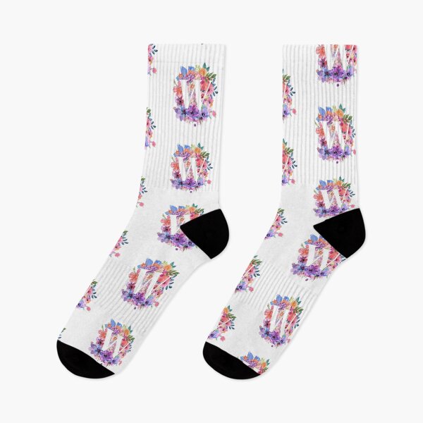 Item preview, Floral W designed and sold by Elle  Hazlett.