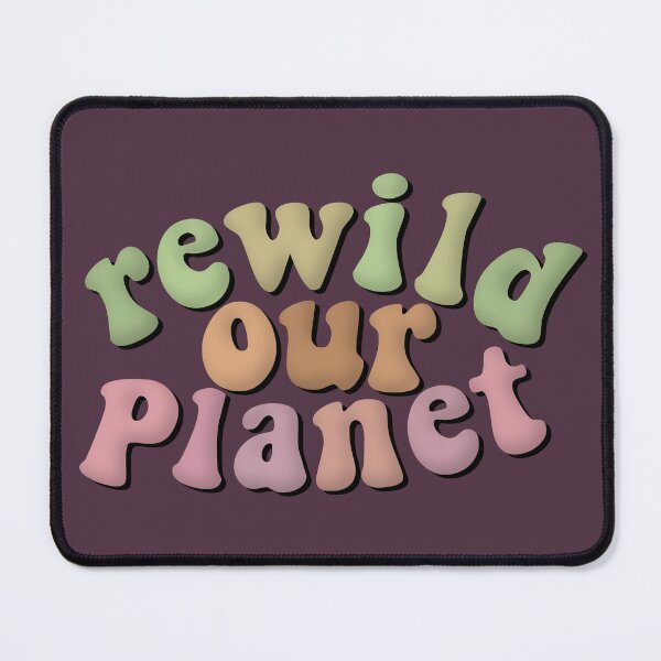 Item preview, Rewild Our Planet Environmental Advocacy Rewilding Peach Green designed and sold by cashewdays.