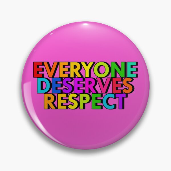 Item preview, Rainbow Everyone Deserves Respect designed and sold by voltzandvoices.