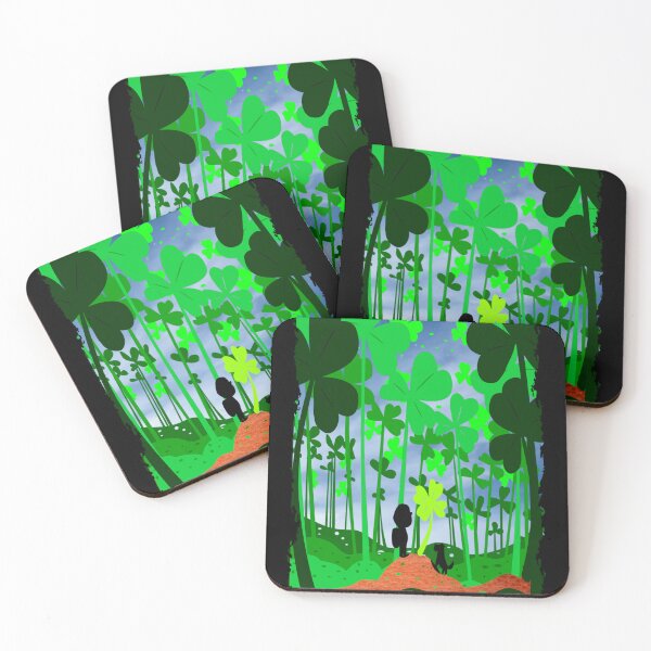 Item preview, A Lucky Discovery - St Patricks Day Four Leaf Clover designed and sold by PirateAvocado.