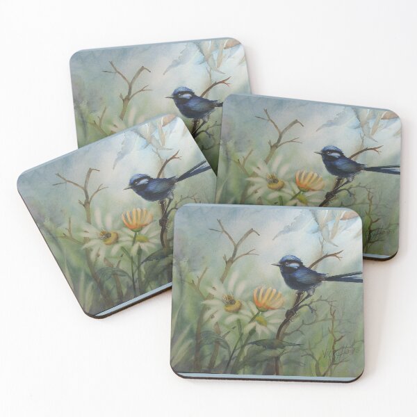 Item preview, Splendid Blue Fairywren designed and sold by Vickyh.