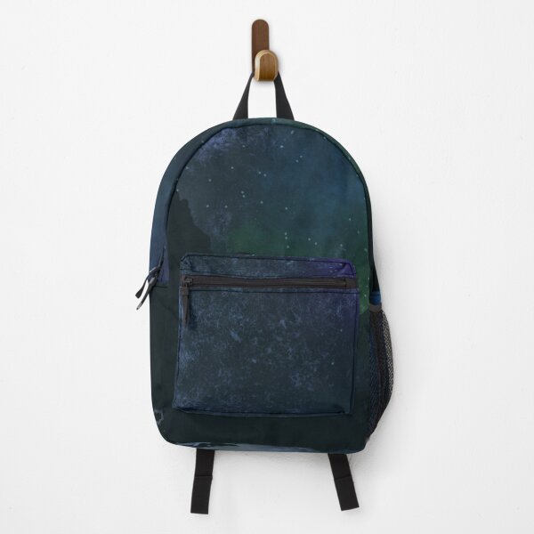 Item preview, Galaxy Night Sky Trees Landscape designed and sold by murkyswamp.