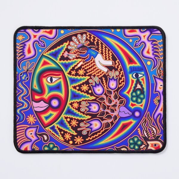 Item preview, HUICHOL SUN MOON designed and sold by edleon.