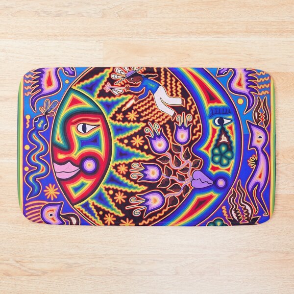 Item preview, HUICHOL SUN MOON designed and sold by edleon.