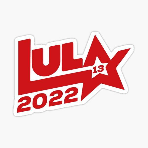 Lula 2022 13 PT eleições presidenciais Brasil 2022 Sticker