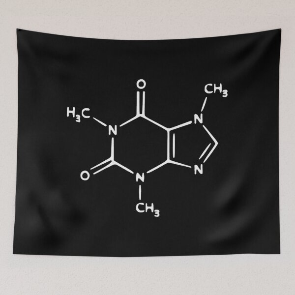 Item preview, Caffeine Molecule designed and sold by herdydog.