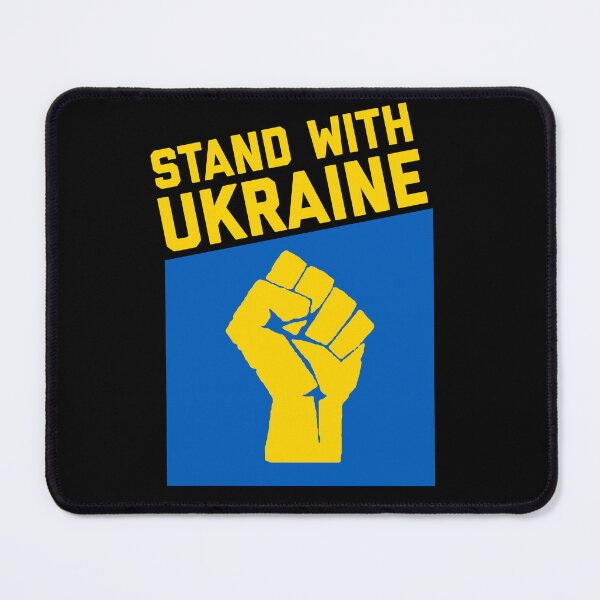Item preview, Stand With Ukraine Resist Fist Ukrainian Flag designed and sold by brizodesign.