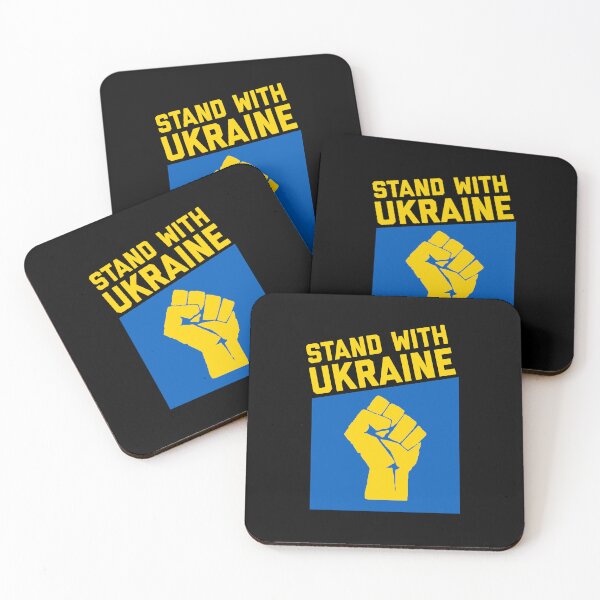 Item preview, Stand With Ukraine Resist Fist Ukrainian Flag designed and sold by brizodesign.