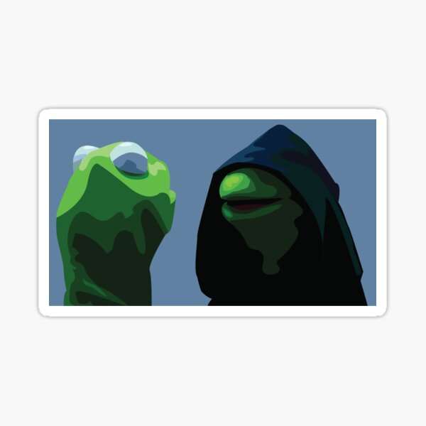 Dark Kermit Stickers | Redbubble