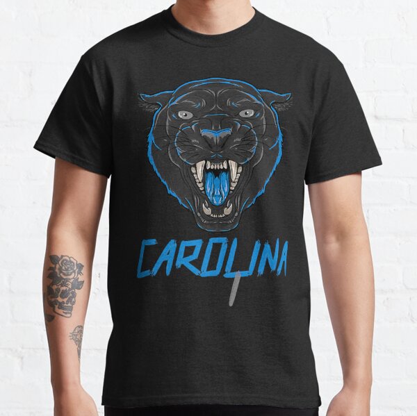 Panther Face Head Charlotte North Carolina Classic T-Shirt