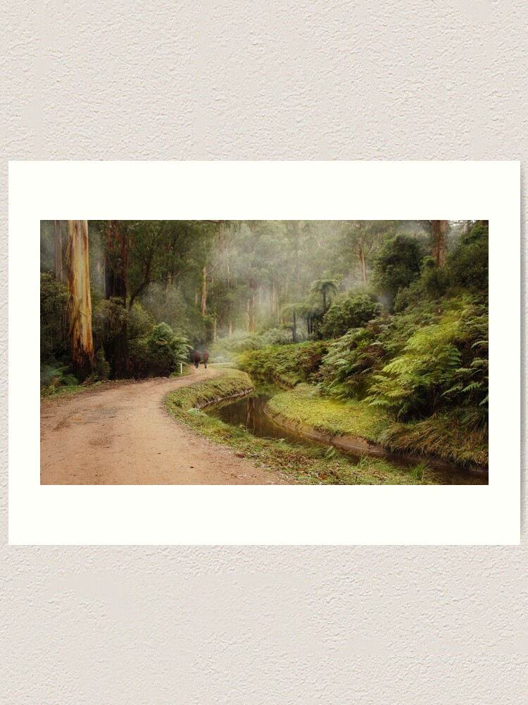 Alternate view of A walk in the forest Art Print