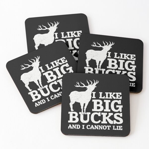 Item preview, I Like Big Bucks and I Cannot Lie Funny Deer Hunting designed and sold by RachaelEliezer.